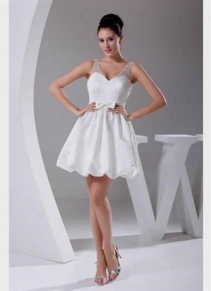 white prom dresses short 2017-2018