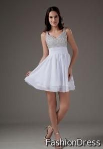 white short casual dresses 2017-2018