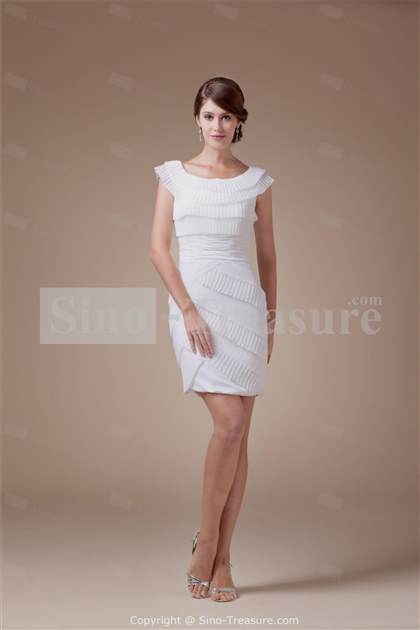 white silk sheath dress 2018