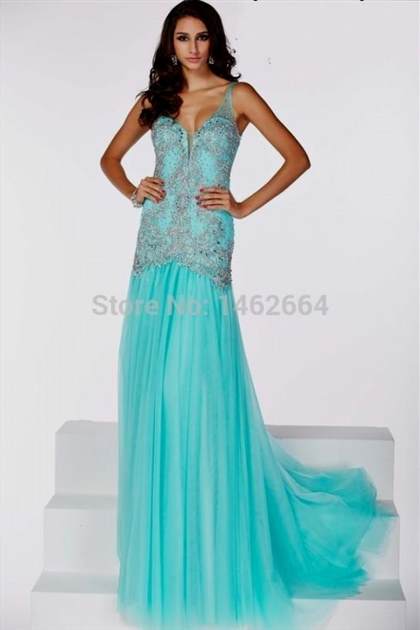 yellow and blue prom dresses 2017-2018
