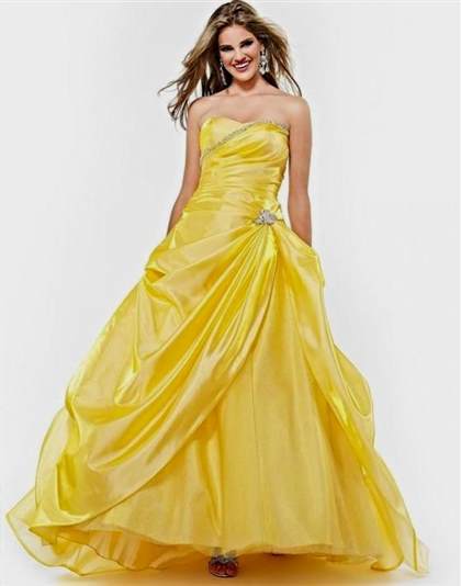 yellow wedding dress 2017-2018