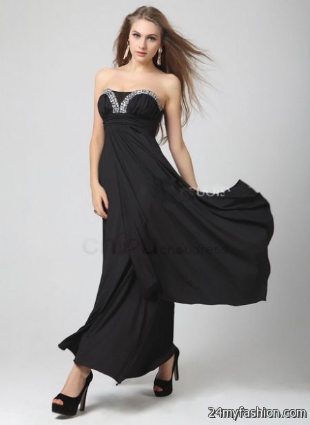 Black formal dresses for women 2018-2019