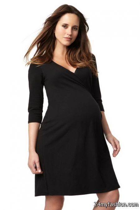 Black maternity dresses 2018-2019