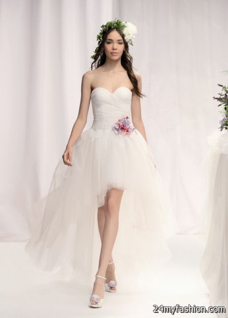 Bridal dresses short 2018-2019