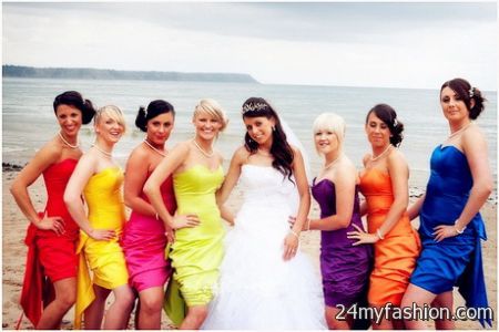 Bridesmaid dresses colors 2018-2019