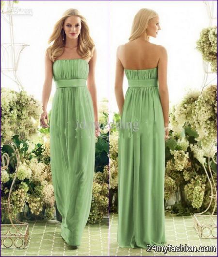 Bridesmaid dresses green 2018-2019