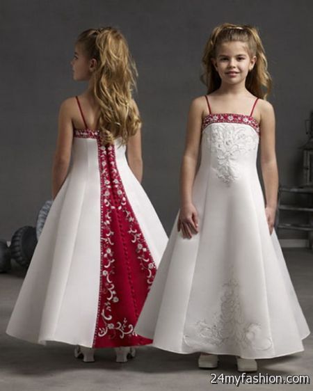 Bridesmaid dresses kids 2018-2019