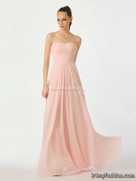 Bridesmaid dresses pink 2018-2019