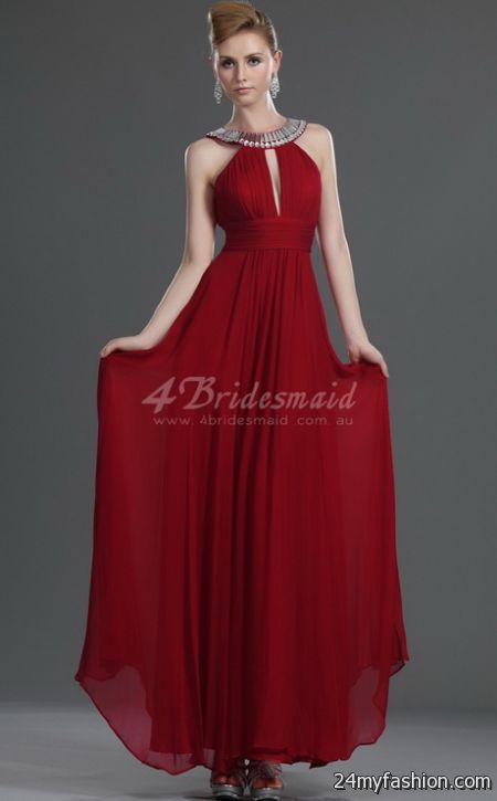 Bridesmaid dresses red 2018-2019