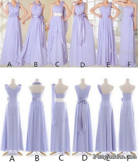 Bridesmaid dresses styles 2018-2019