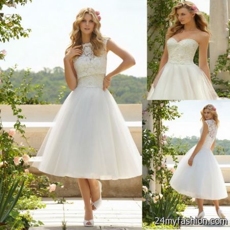 Casual bridal gowns 2018-2019
