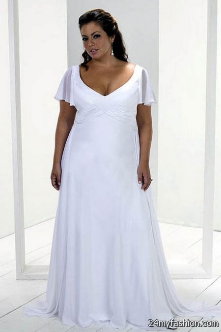 Casual plus size wedding dresses 2018-2019