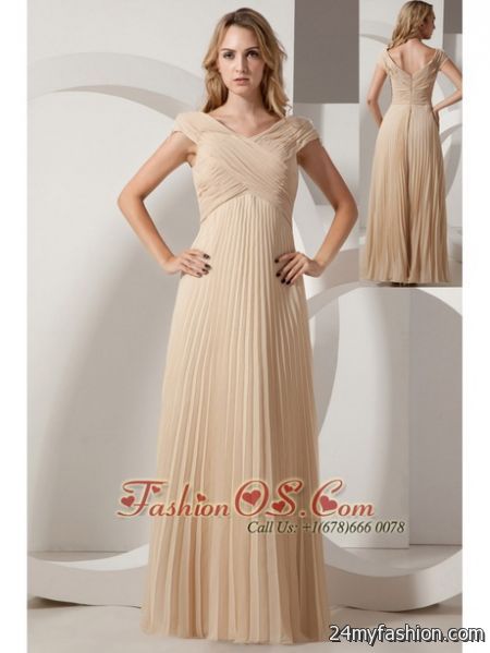 Champagne evening gowns 2018-2019
