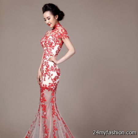 Chinese wedding gowns 2018-2019