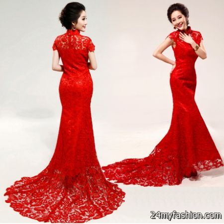 Chinese wedding gowns 2018-2019