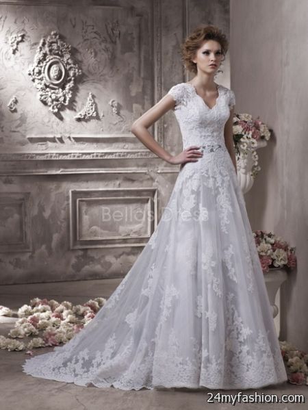 Classic lace wedding dresses 2018-2019