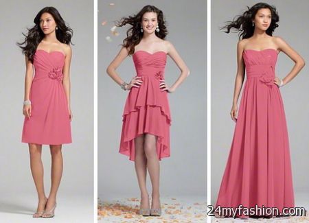 Colors for bridesmaid dresses 2018-2019