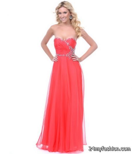 Coral homecoming dresses 2018-2019