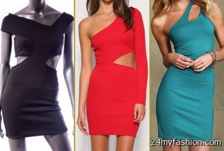 Dresses with cutouts 2018-2019