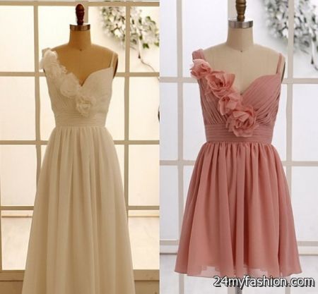 Dusty rose bridesmaid dresses 2018-2019