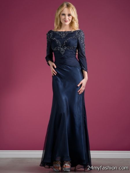 Evening gowns with long sleeves 2018-2019