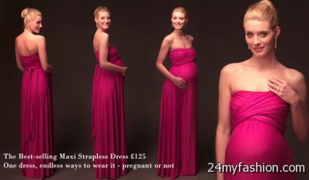 Evening wear maternity dresses 2018-2019
