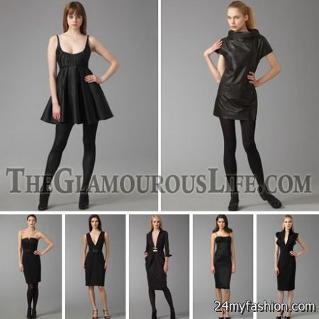 Fashion black dress 2018-2019
