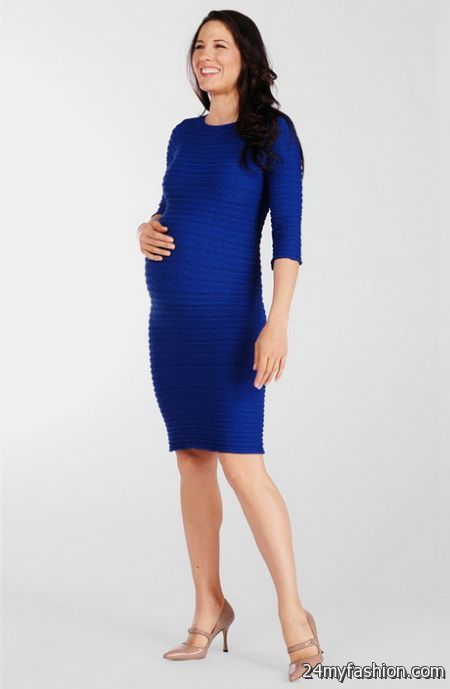 Fitted maternity dresses 2018-2019