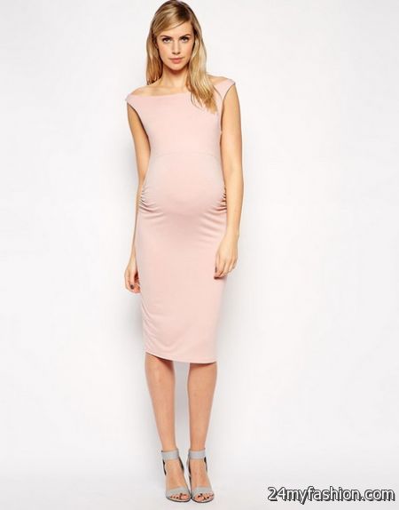 Fitted maternity dresses 2018-2019