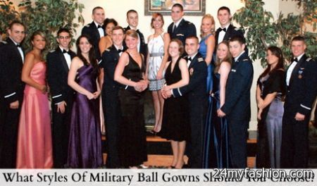 Formal military ball dresses 2018-2019
