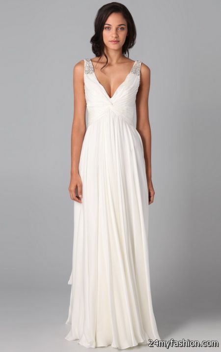 Formal white dresses for women 2018-2019