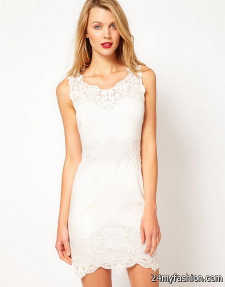 Formal white dresses for women 2018-2019