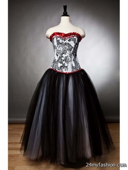Gothic party dresses 2018-2019