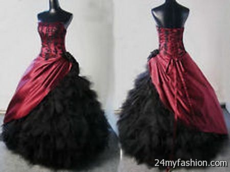 Gothic party dresses 2018-2019