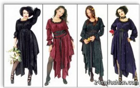 Gothic plus size dresses 2018-2019