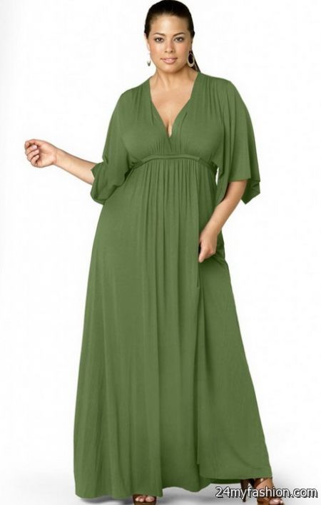Green plus size dresses 2018-2019
