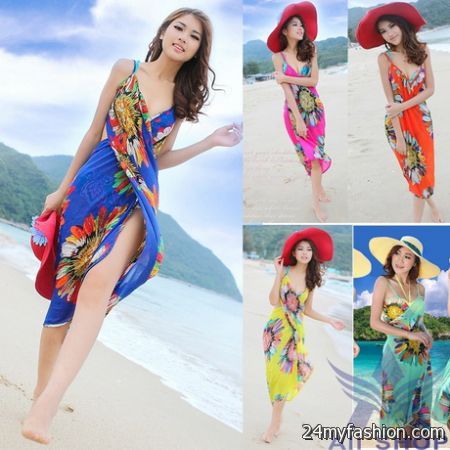 Hawaiian summer dresses 2018-2019