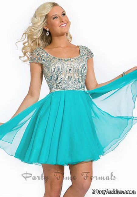 Homecoming dresses with sleeves 2018-2019