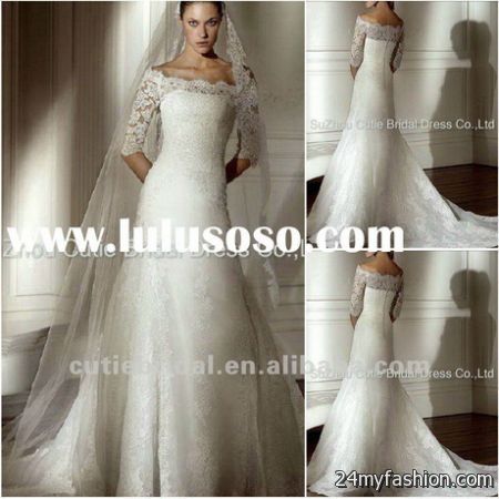 Irish lace wedding dress 2018-2019