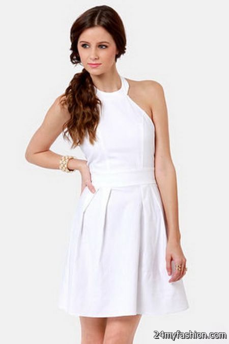 Juniors white dresses 2018-2019