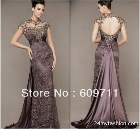 Lace evening gown 2018-2019
