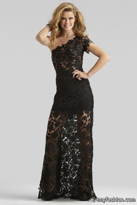 Lace evening gown 2018-2019
