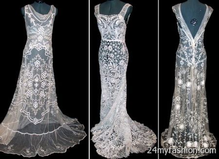 Lace vintage dresses 2018-2019