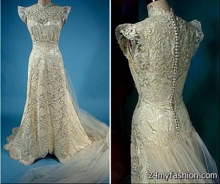 Lace vintage dresses 2018-2019