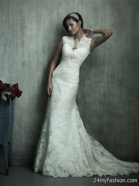 Lace vintage wedding dresses 2018-2019