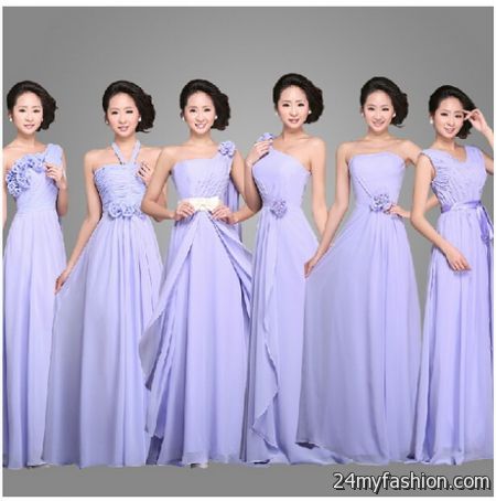 Light purple bridesmaid dresses 2018-2019