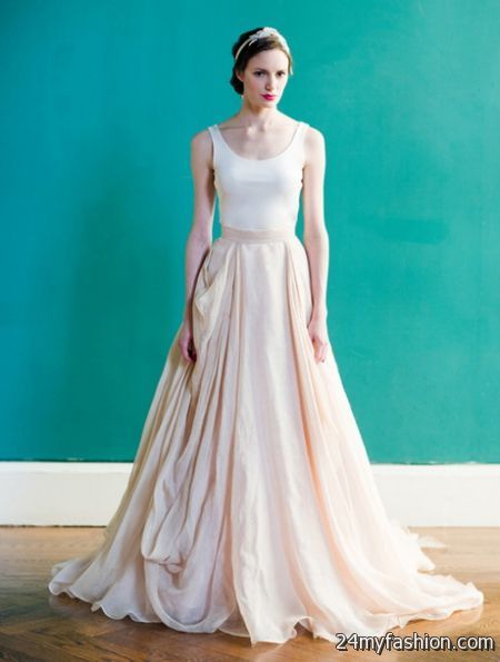 Linen wedding dresses 2018-2019