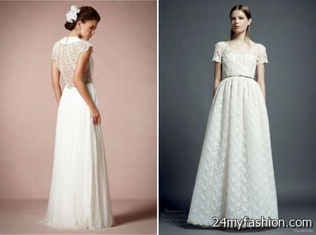 Linen wedding dresses 2018-2019
