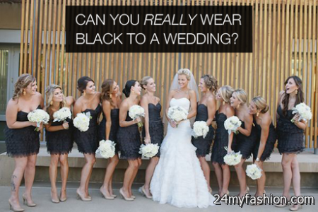 Little black dress wedding 2018-2019