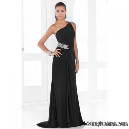 Long black gowns 2018-2019